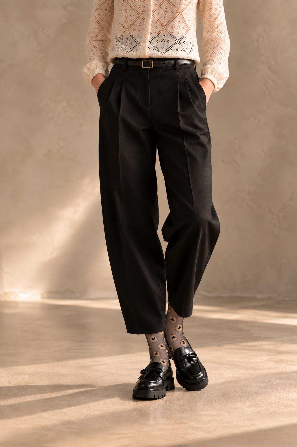 Chaussettes transparentes et taille unique BRONZE