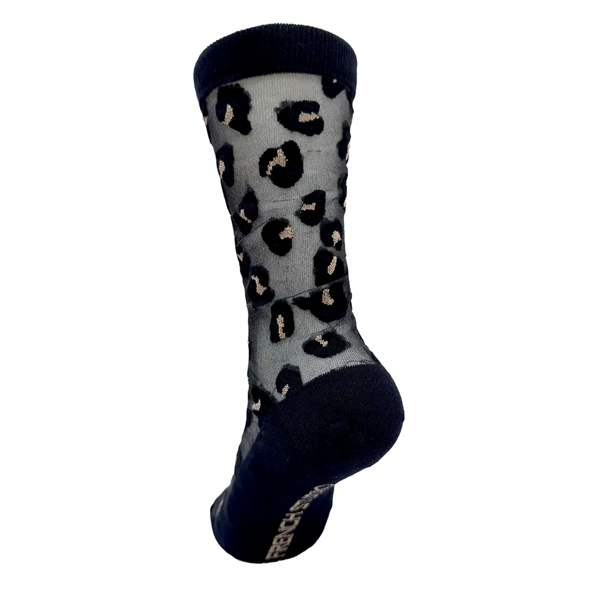 Chaussettes transparentes et taille unique BRONZE DOTS