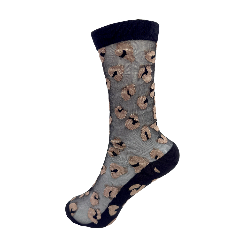 Chaussettes transparentes et taille unique BRONZE