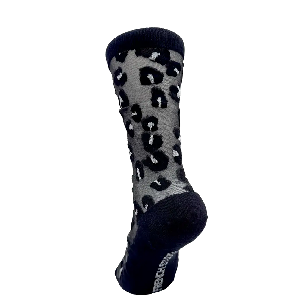 Chaussettes transparentes et taille unique SILVER DOTS
