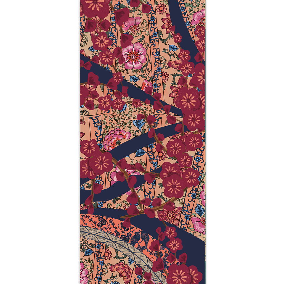 Écharpe laine HANOI CORAIL