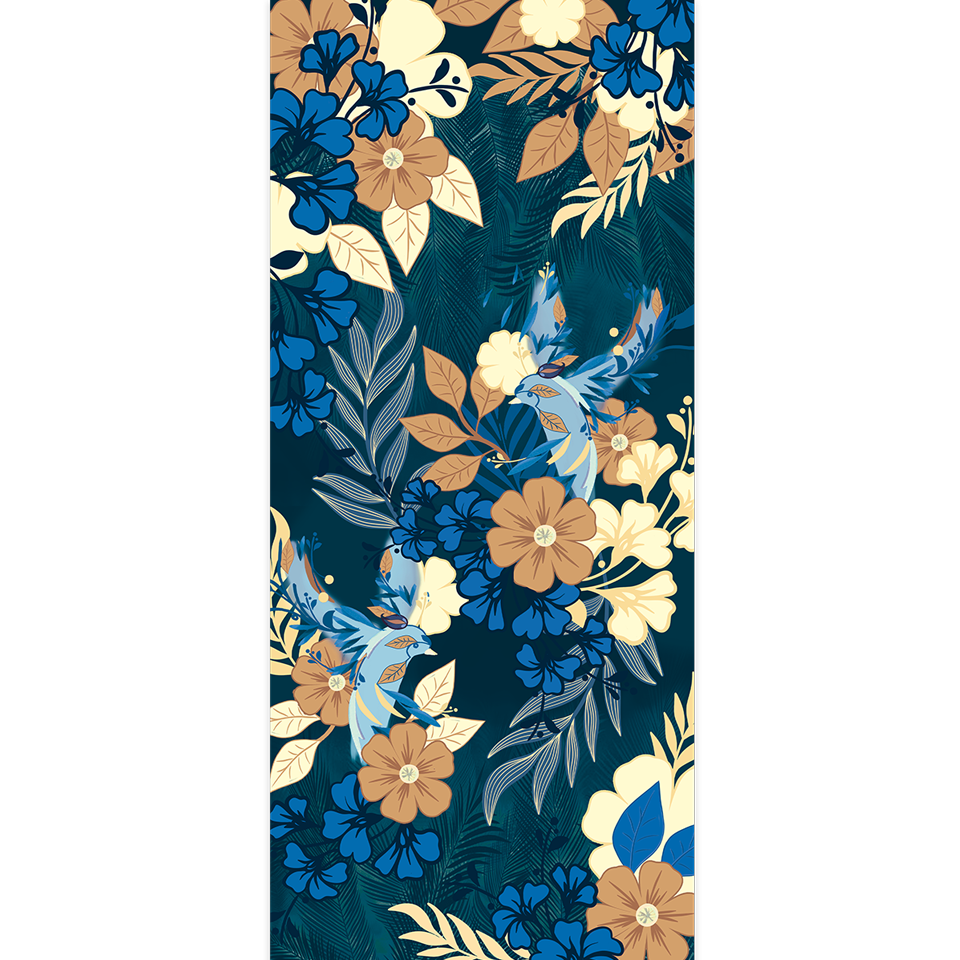 Écharpe laine ZAZU BLEUET