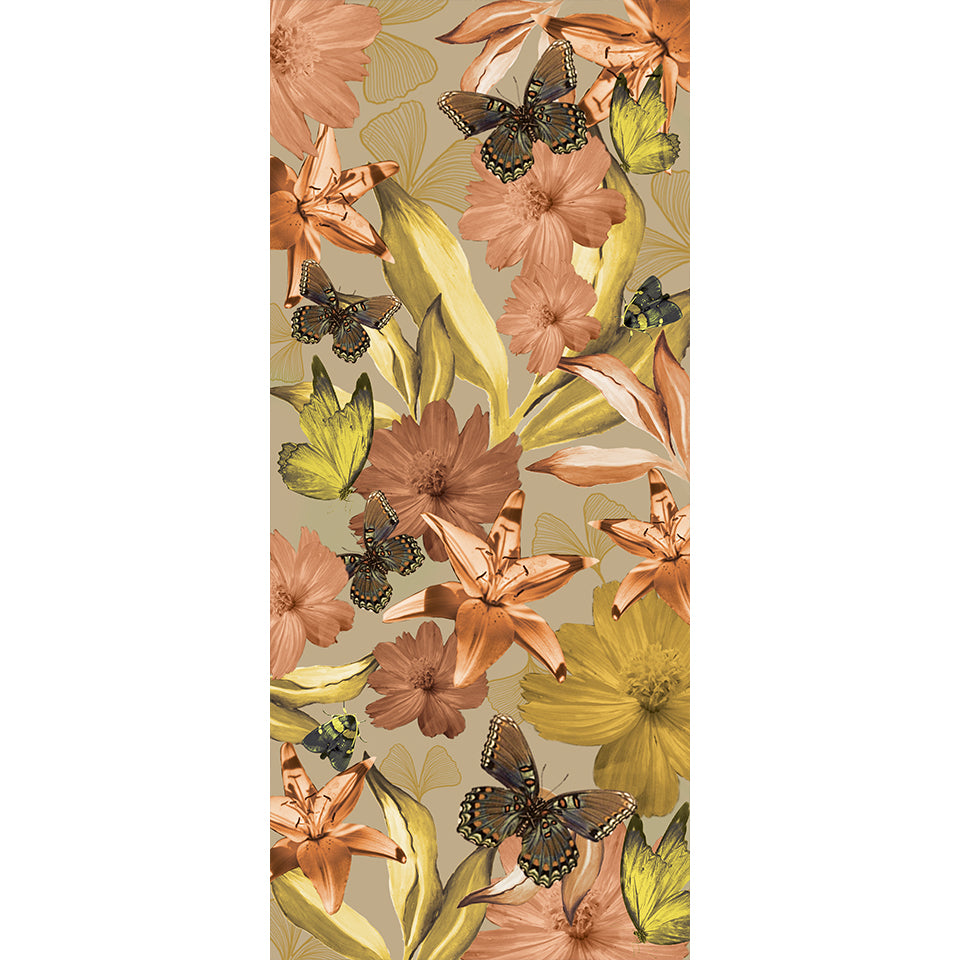 Écharpe laine COSMOS ORANGE