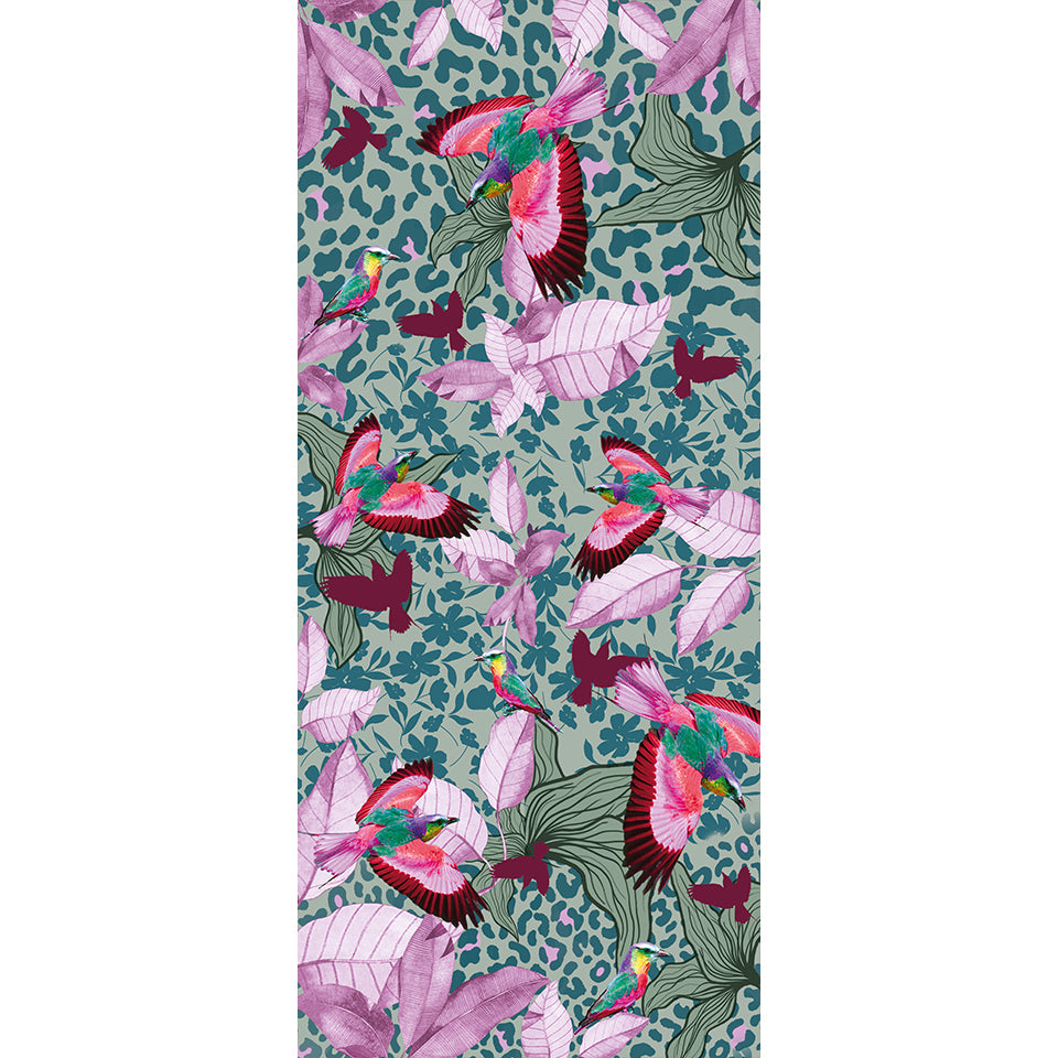 Écharpe laine LAURIER TURQUOISE