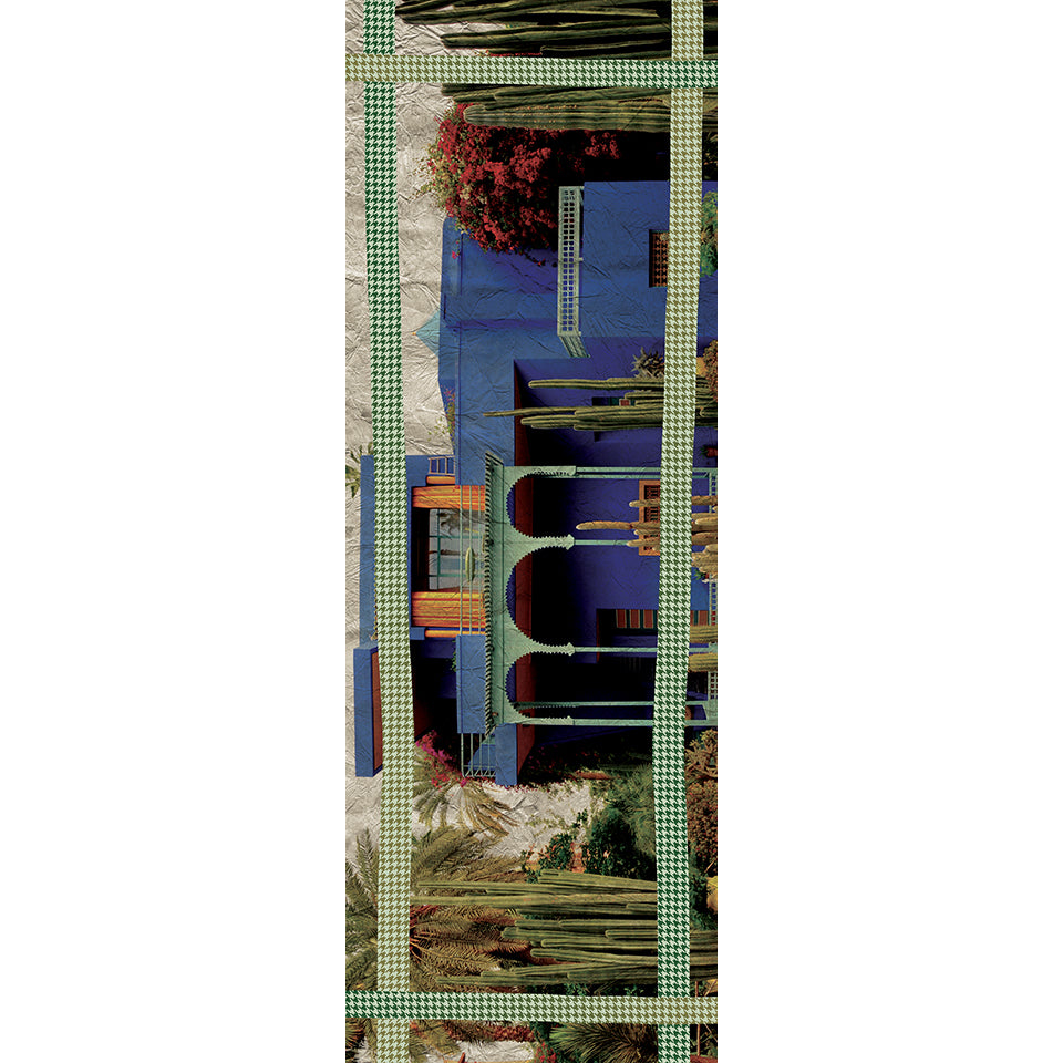 Echarpe en laine mérinos 200x70cm MAJORELLE
