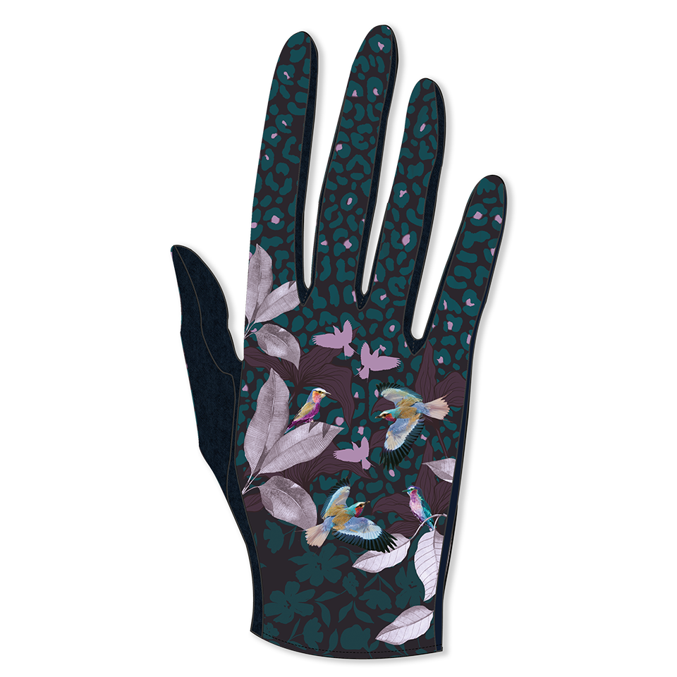 Gants femme en laine LAURIER AMETHYSTE