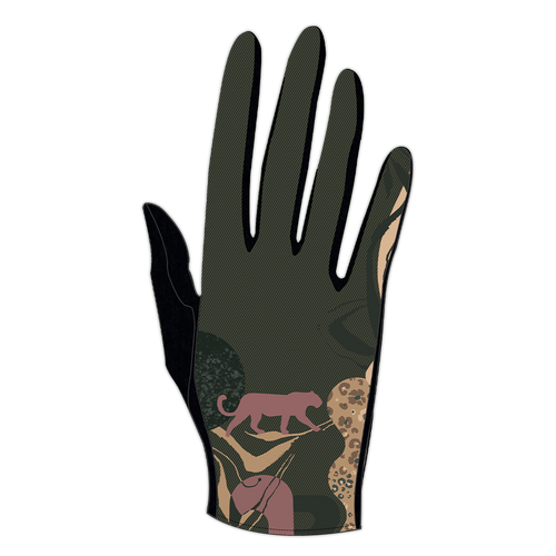 Gants femme PANTHERE KAKI