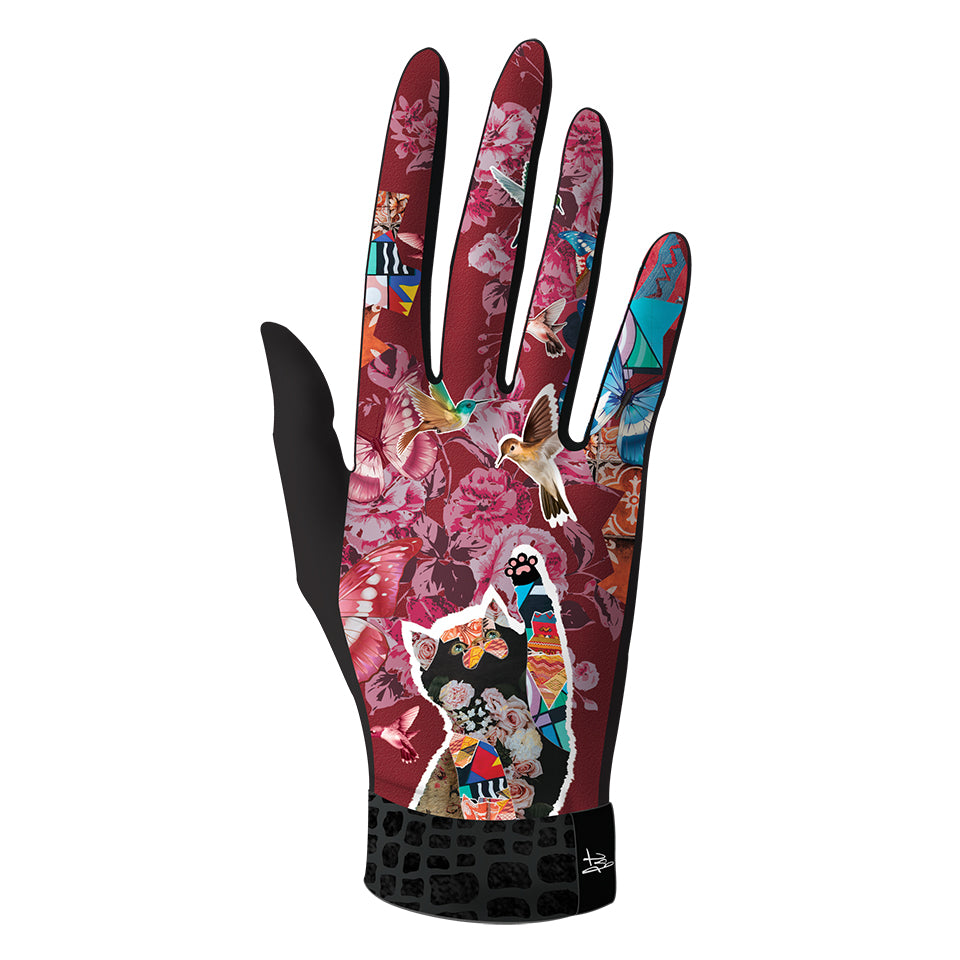 Gants imprimés techniques, élégants et chauds. Modèle CHOU