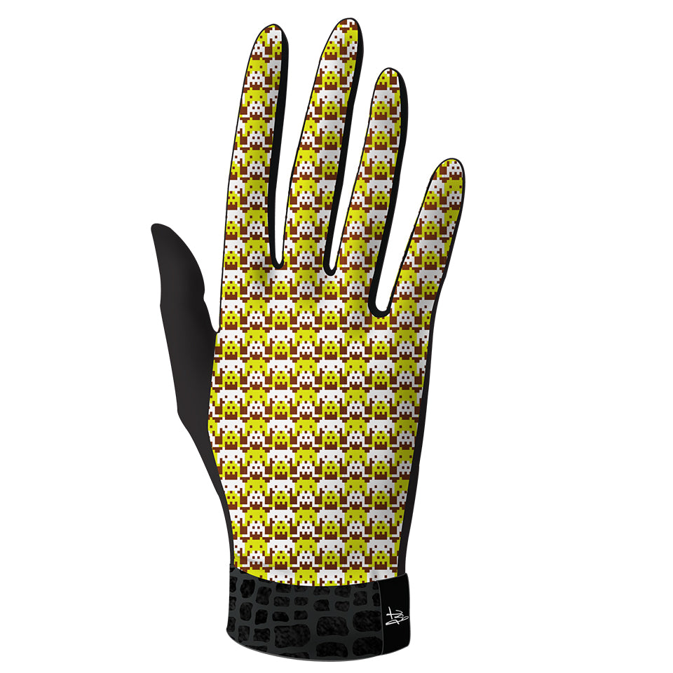 Gants imprimés techniques, élégants et chauds. Modèle INVADERS