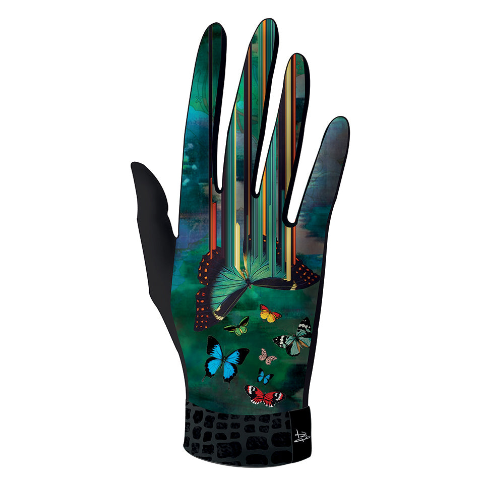 Gants imprimés techniques, élégants et chauds. Modèle METAMORPHOSE