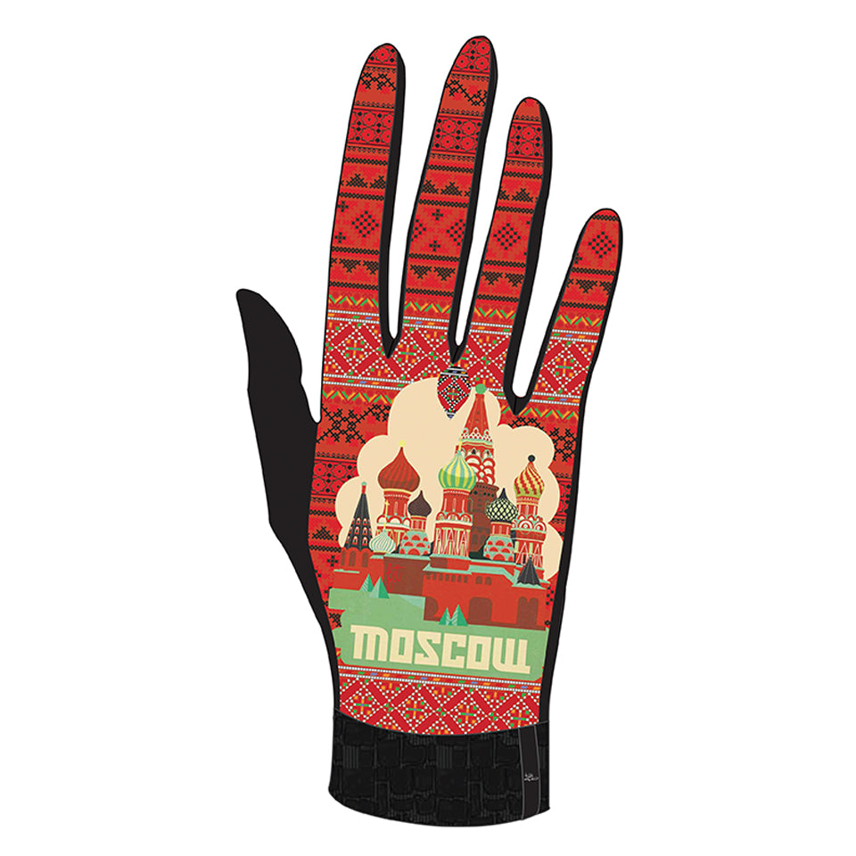 Gants imprimés techniques, élégants et chauds. Modèle MOSCOW