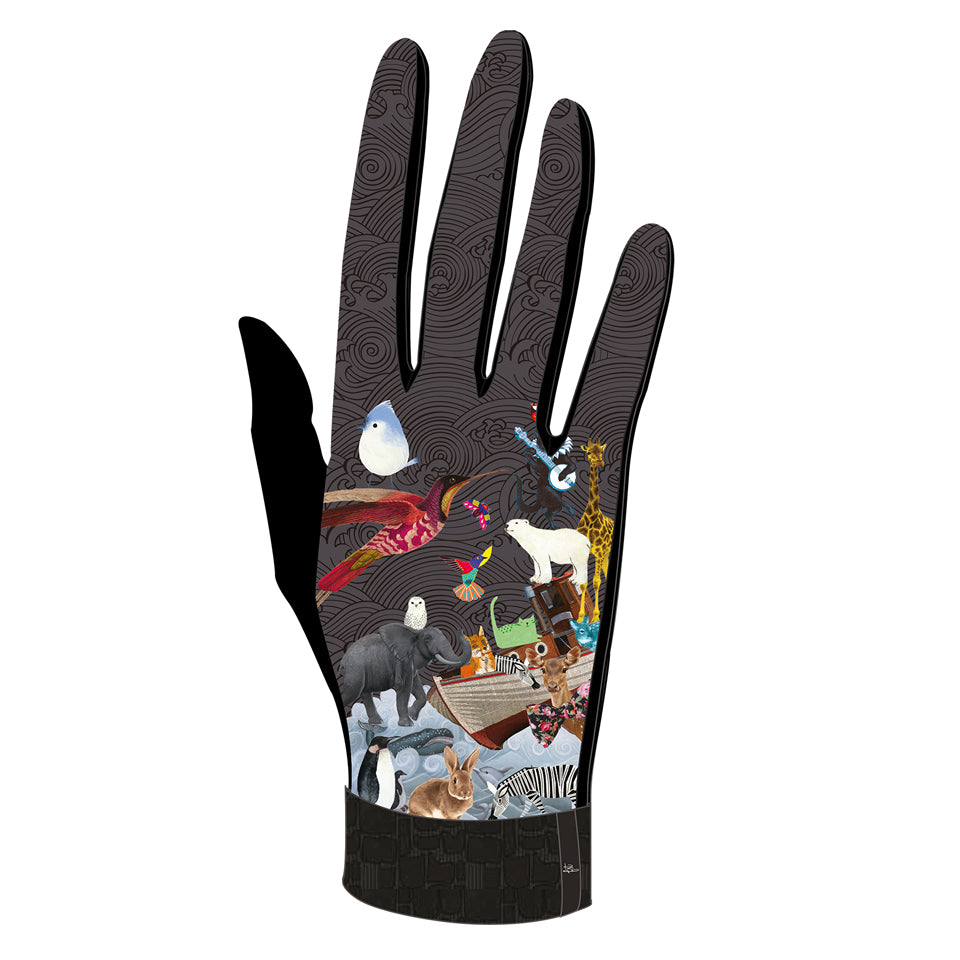 Gants imprimés techniques, élégants et chauds. Modèle NOE