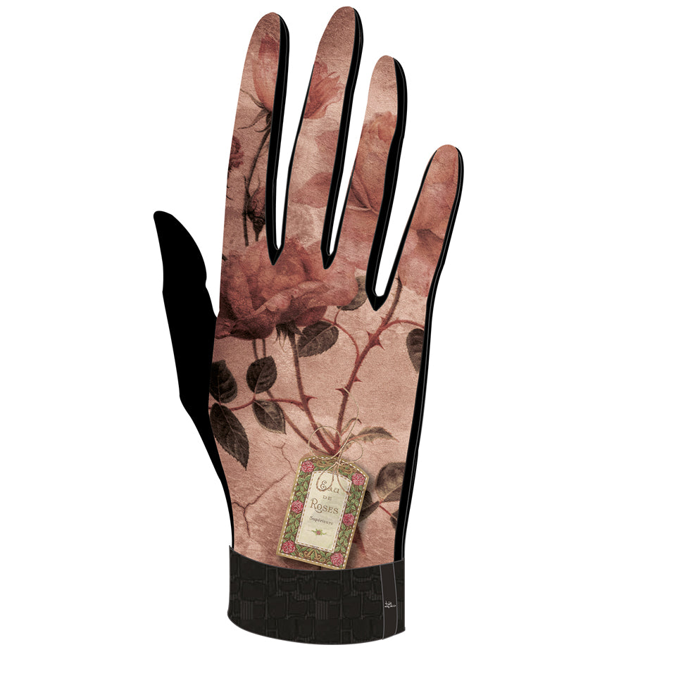 Gants imprimés techniques, élégants et chauds. Modèle ROSAE