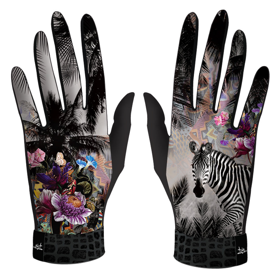 Gants imprimés techniques, élégants et chauds. Modèle ZEBRA