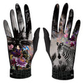 Gants imprimés techniques, élégants et chauds. Modèle ZEBRA