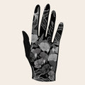 Gants femme en laine HIBISCUS NOIR