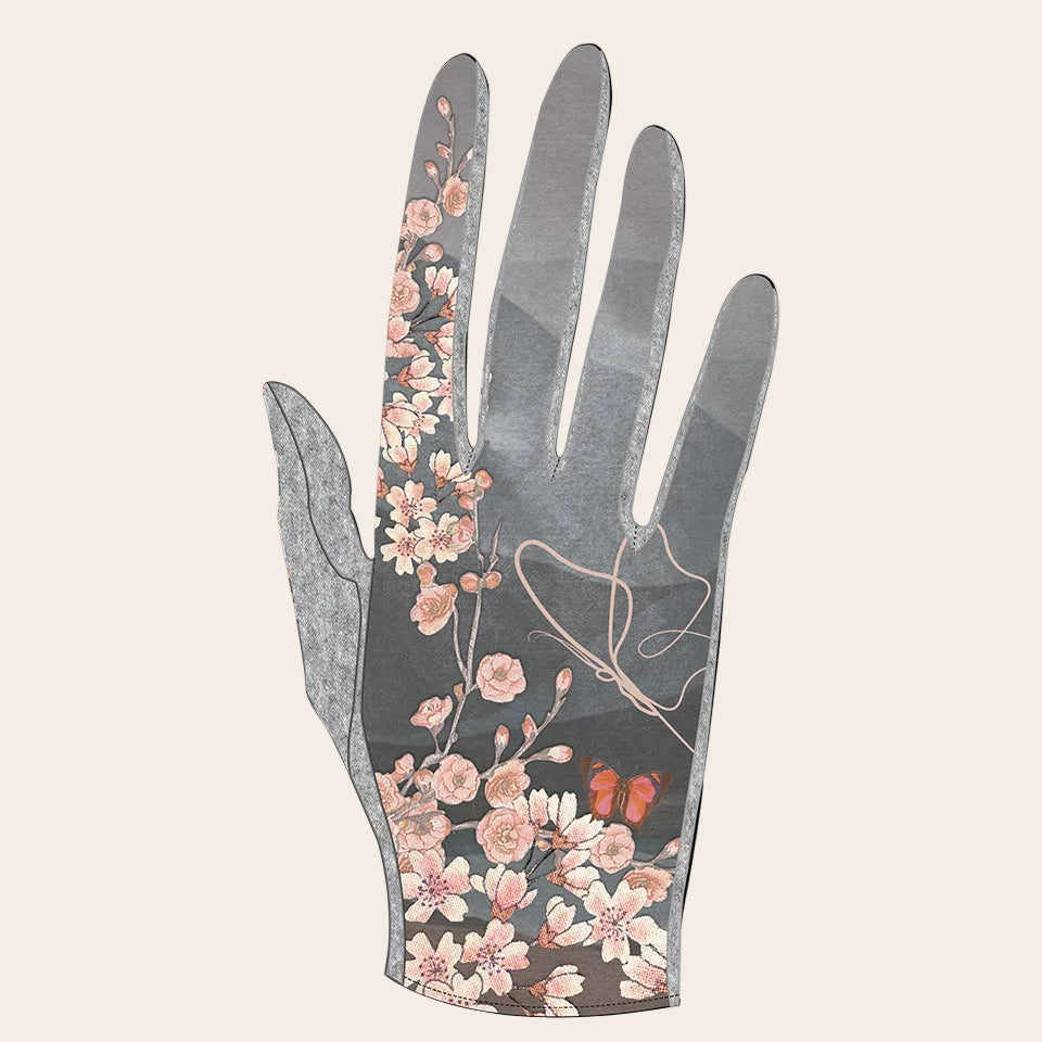 Gants femme en laine LICHEN