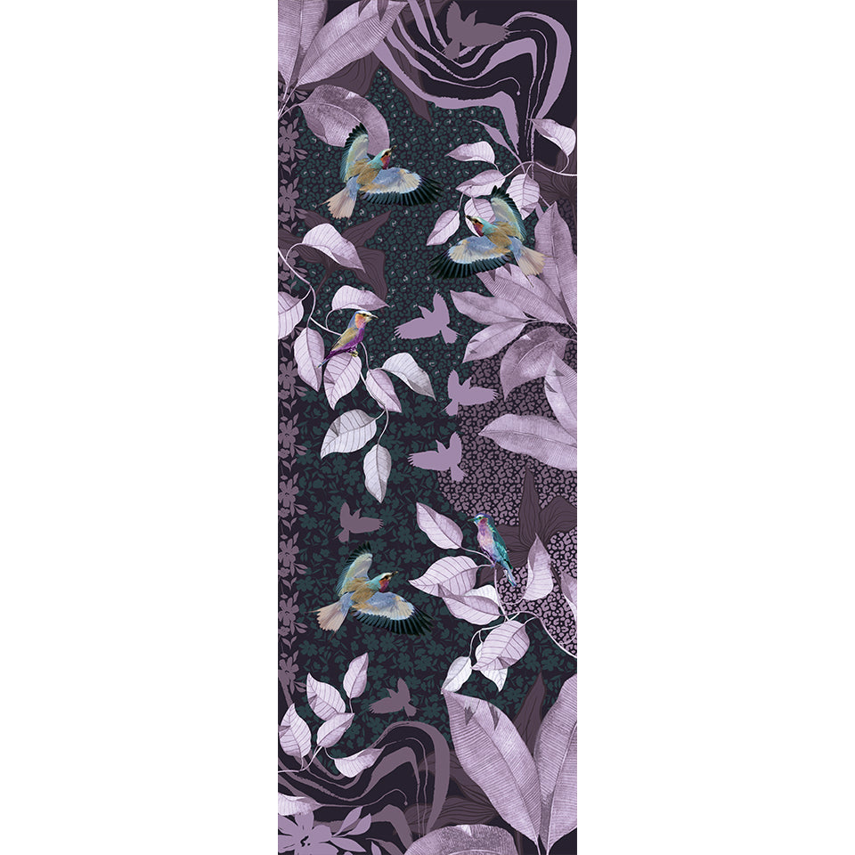 Grande écharpe cachemire LAURIER AMETHYSTE