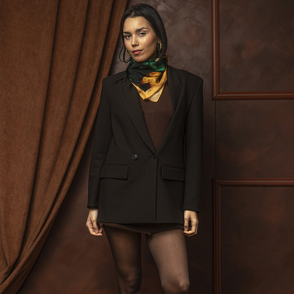 Carré 90x90 BLOOMEA EMERAUDE
