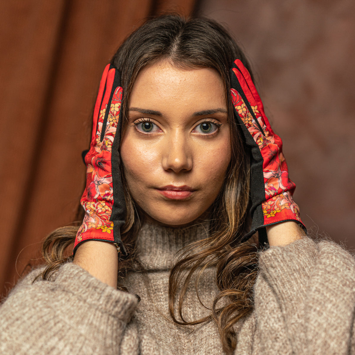 Gants femme BLOOMEA PEACH