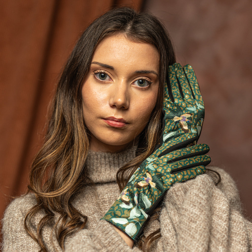 Gants femme LAURIER MENTHE