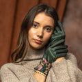 Gants femme PANTHERE KAKI