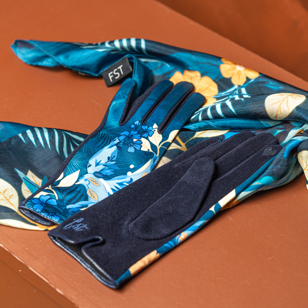 Gants femme ZAZU BLEUET
