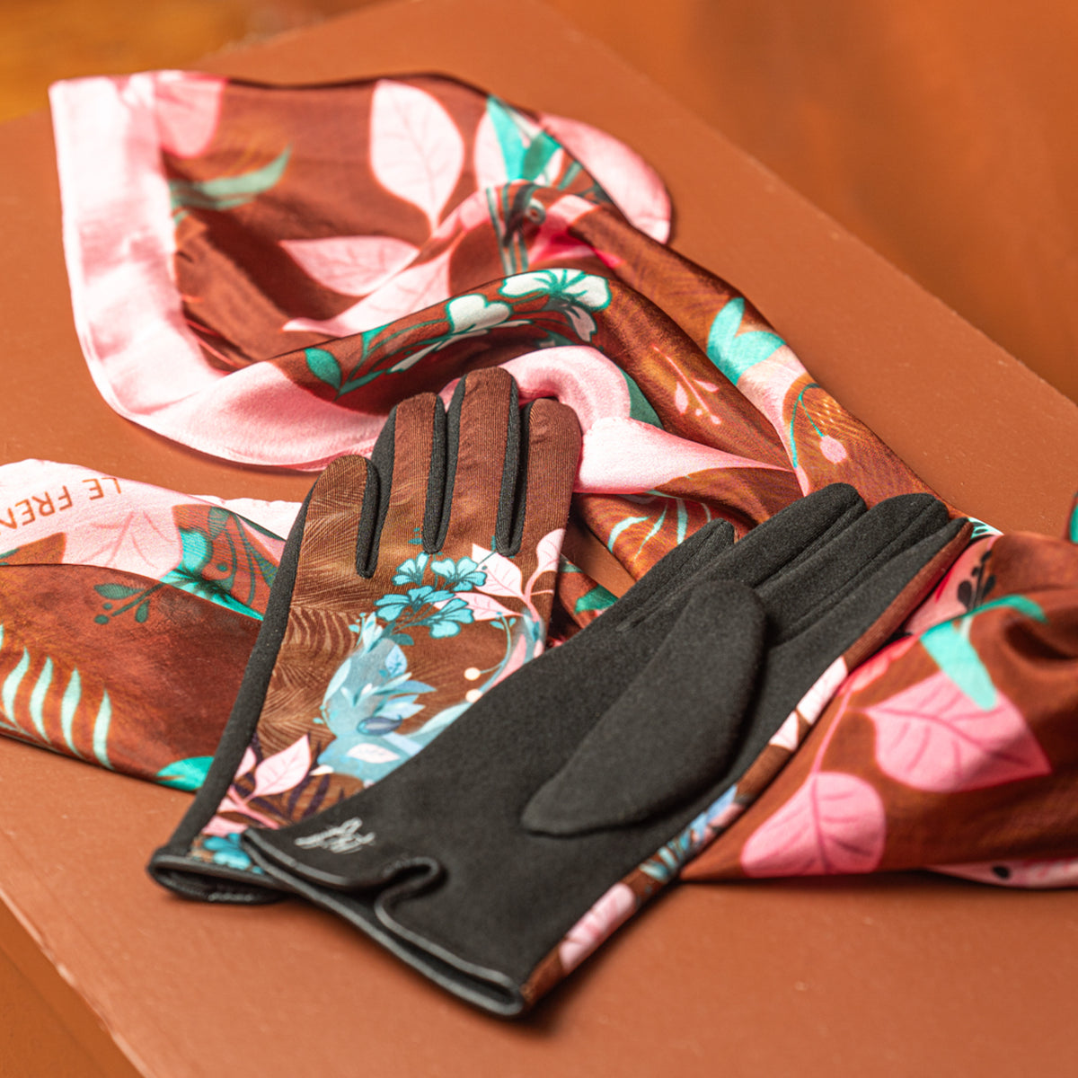 Gants femme ZAZU CHOCOLAT