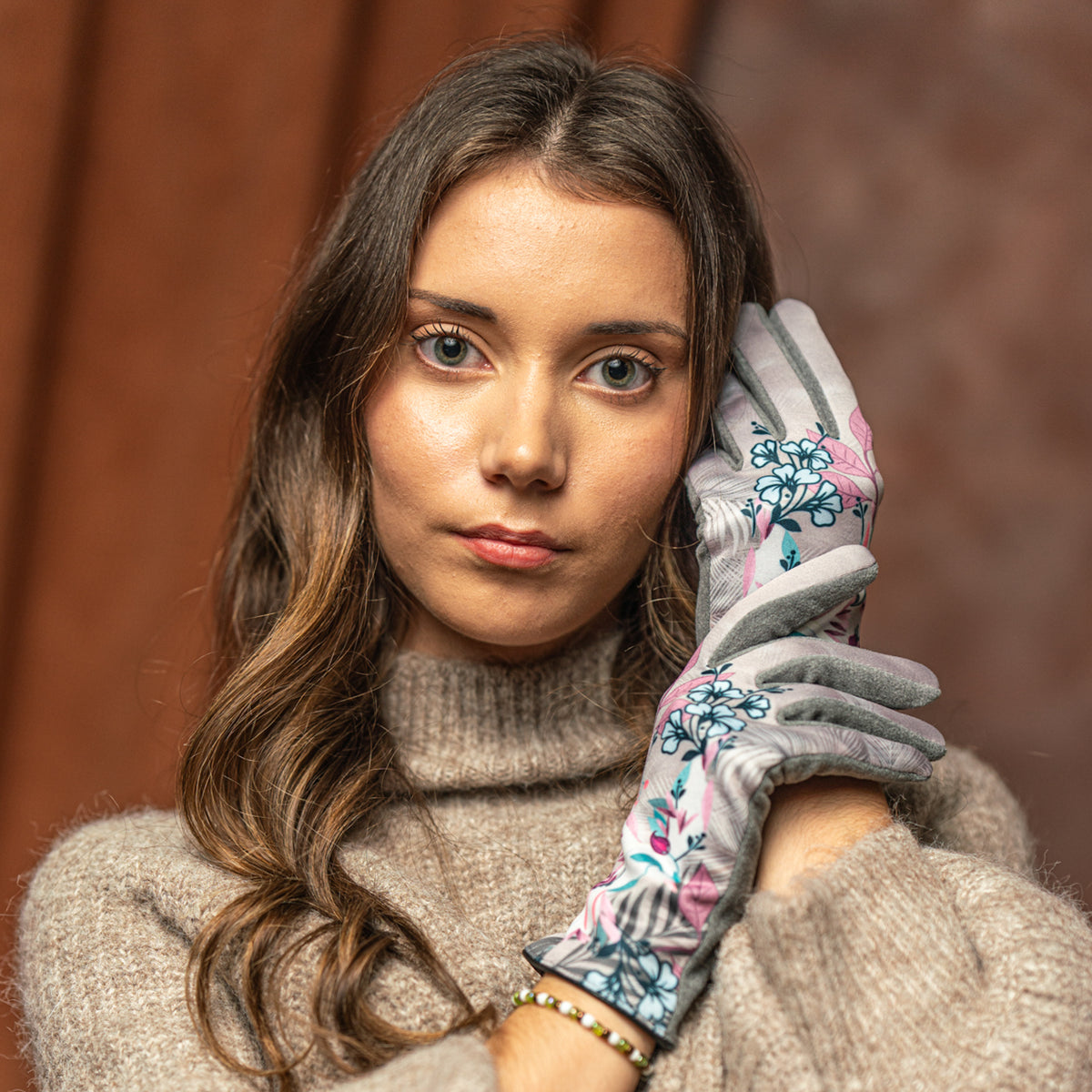 Gants femme ZAZU LICHEN
