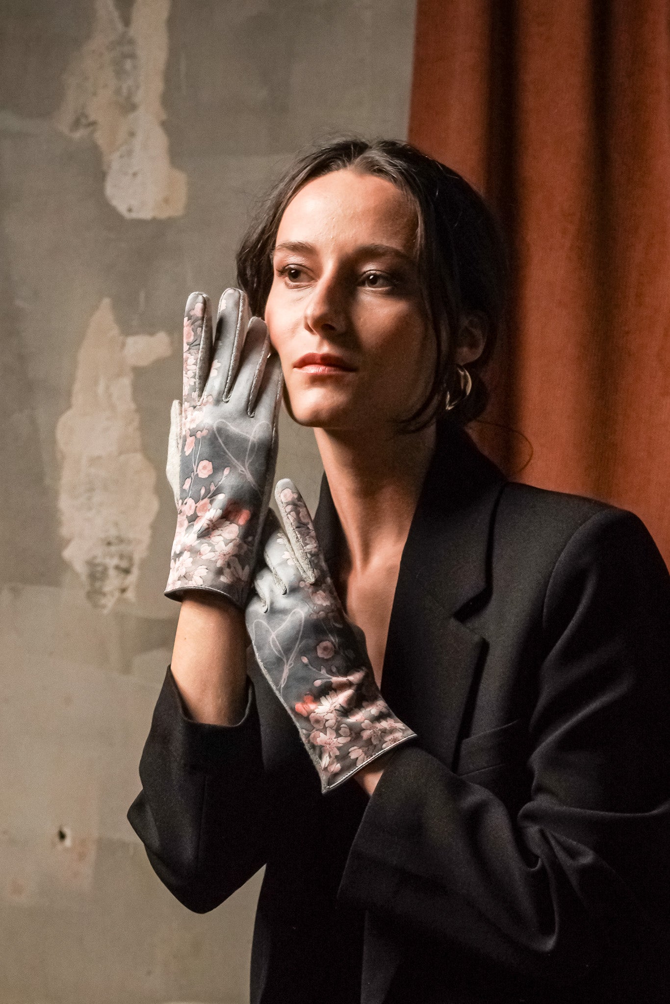 Gants femme en laine LICHEN