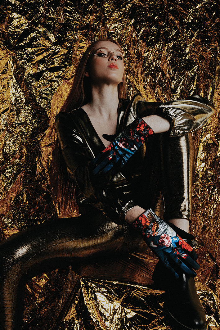 Gants femme en laine ATLANTIDE