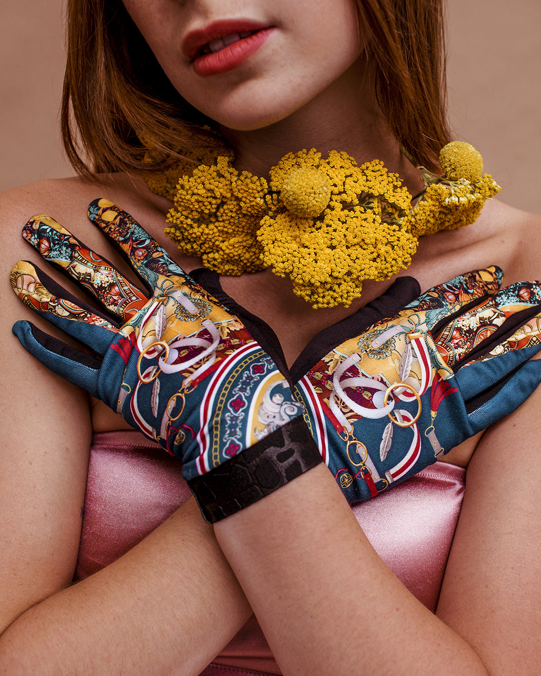 Gants imprimés techniques, élégants et chauds. Modèle HENRY
