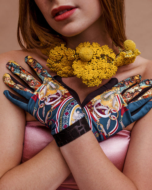 Gants imprimés techniques, élégants et chauds. Modèle HENRY