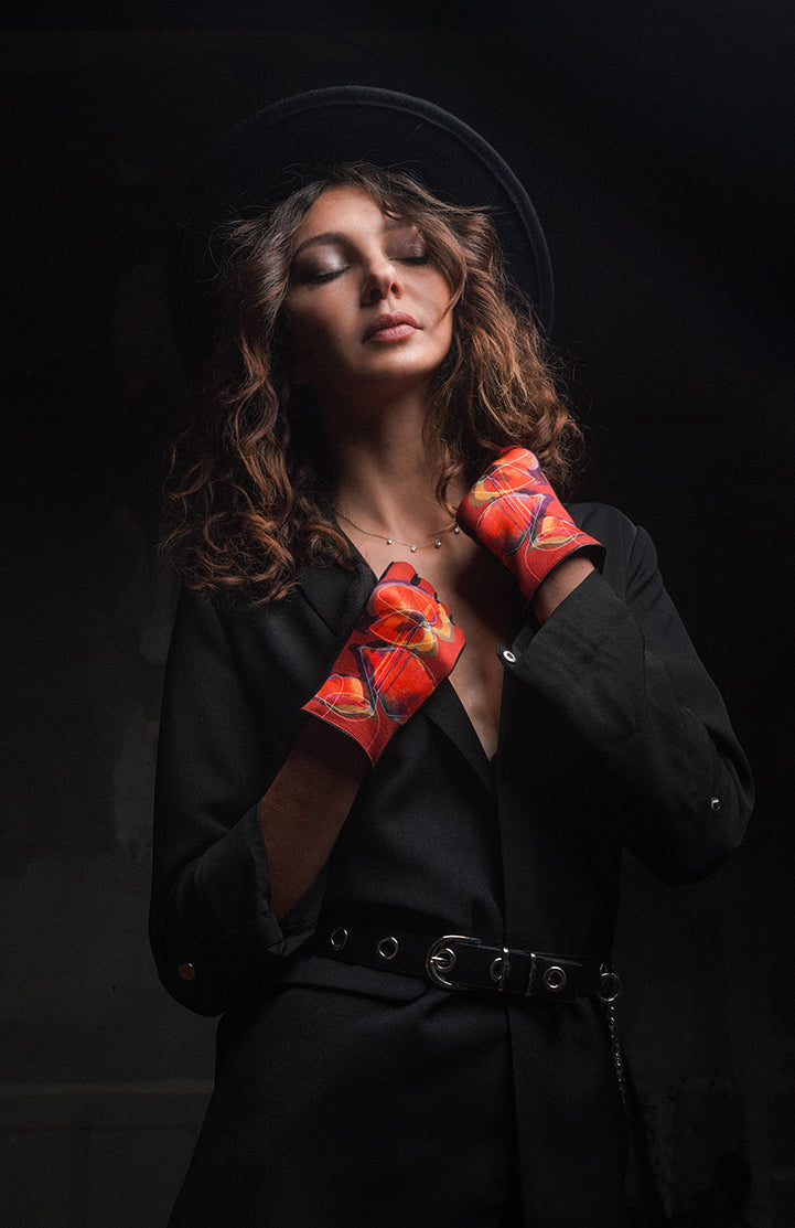 Gants femme en laine CARMIN