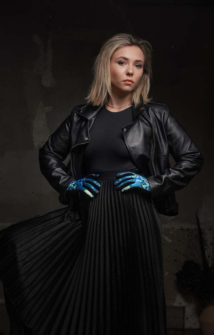 Gants femme en laine FLANELLE