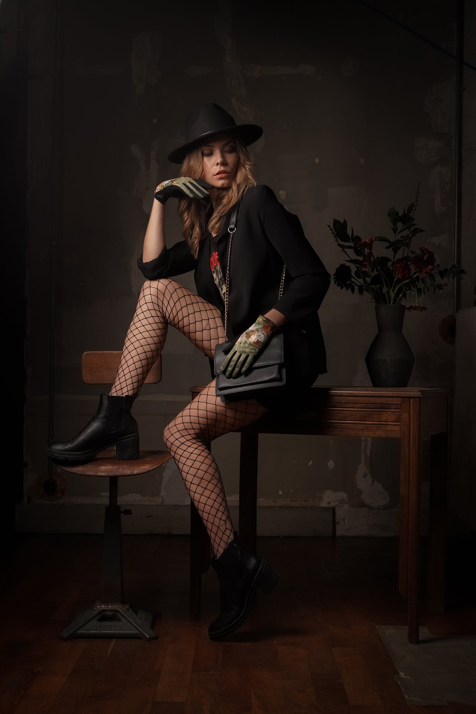 Gants femme en laine JONQUILLE