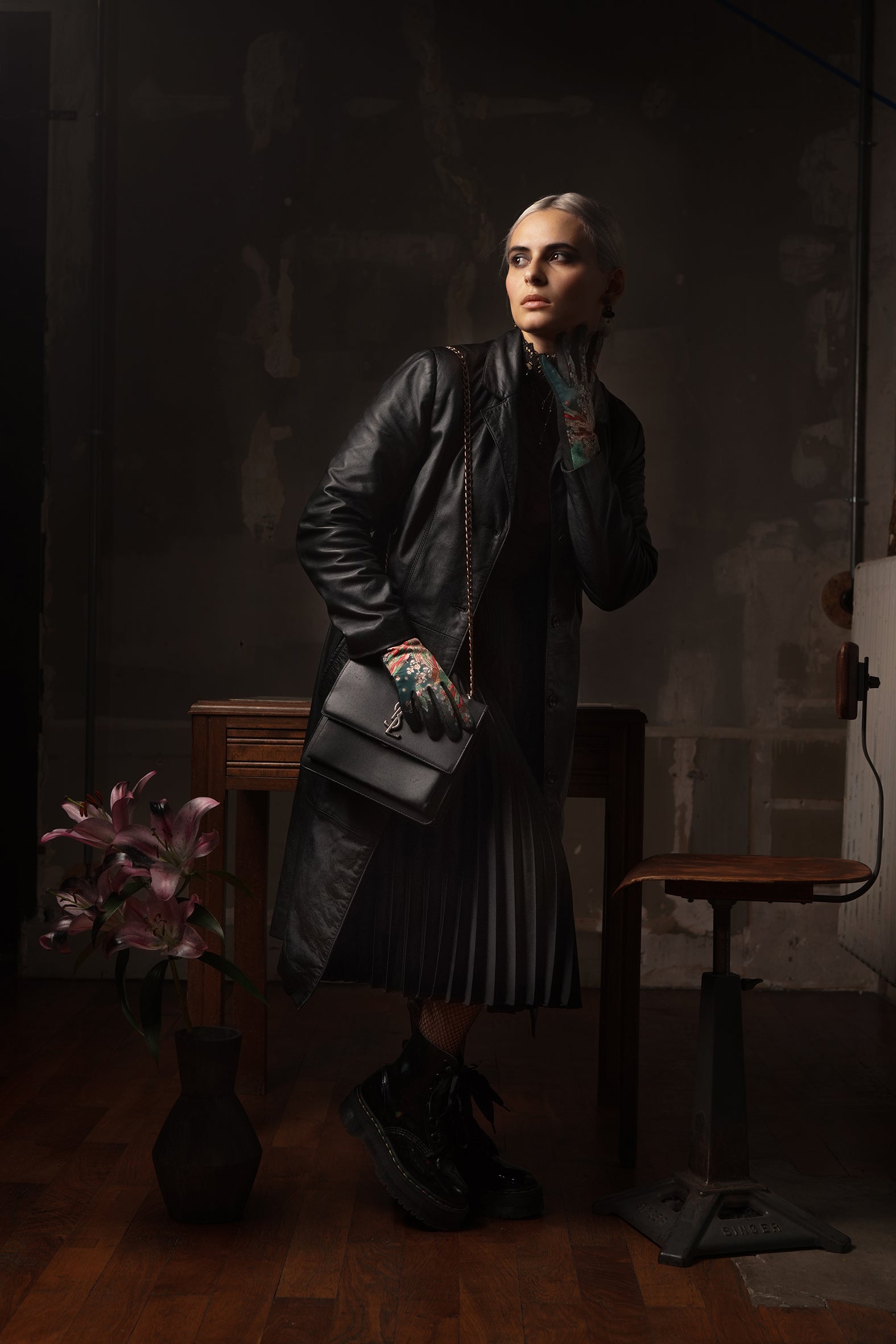 Gants femme en laine HANA