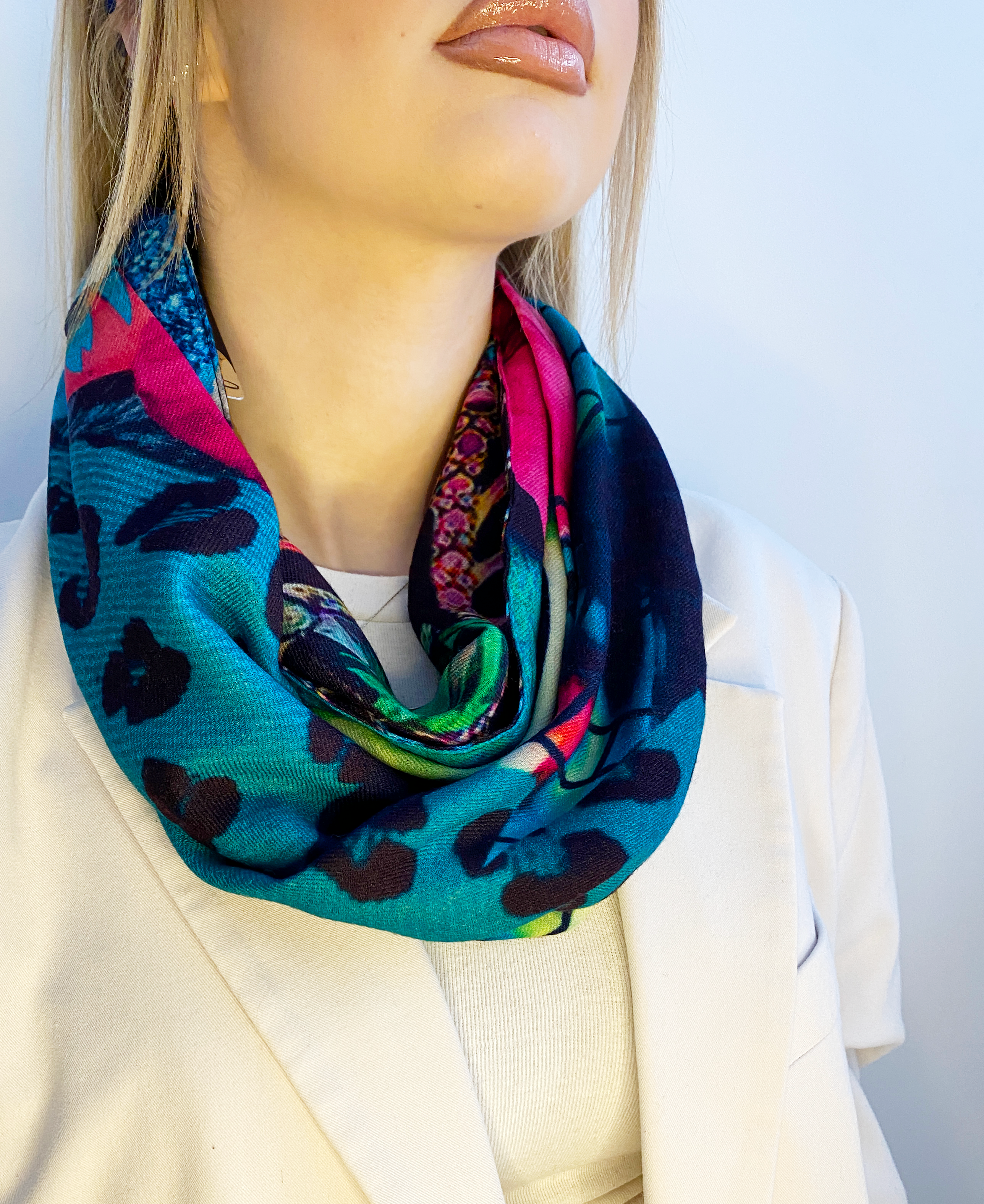 Snood laine FLANELLE