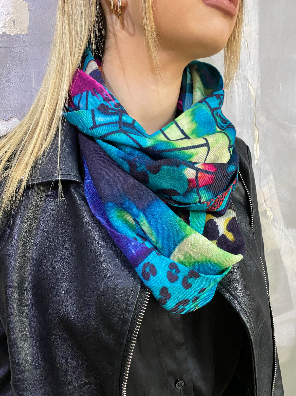 Snood laine FLANELLE