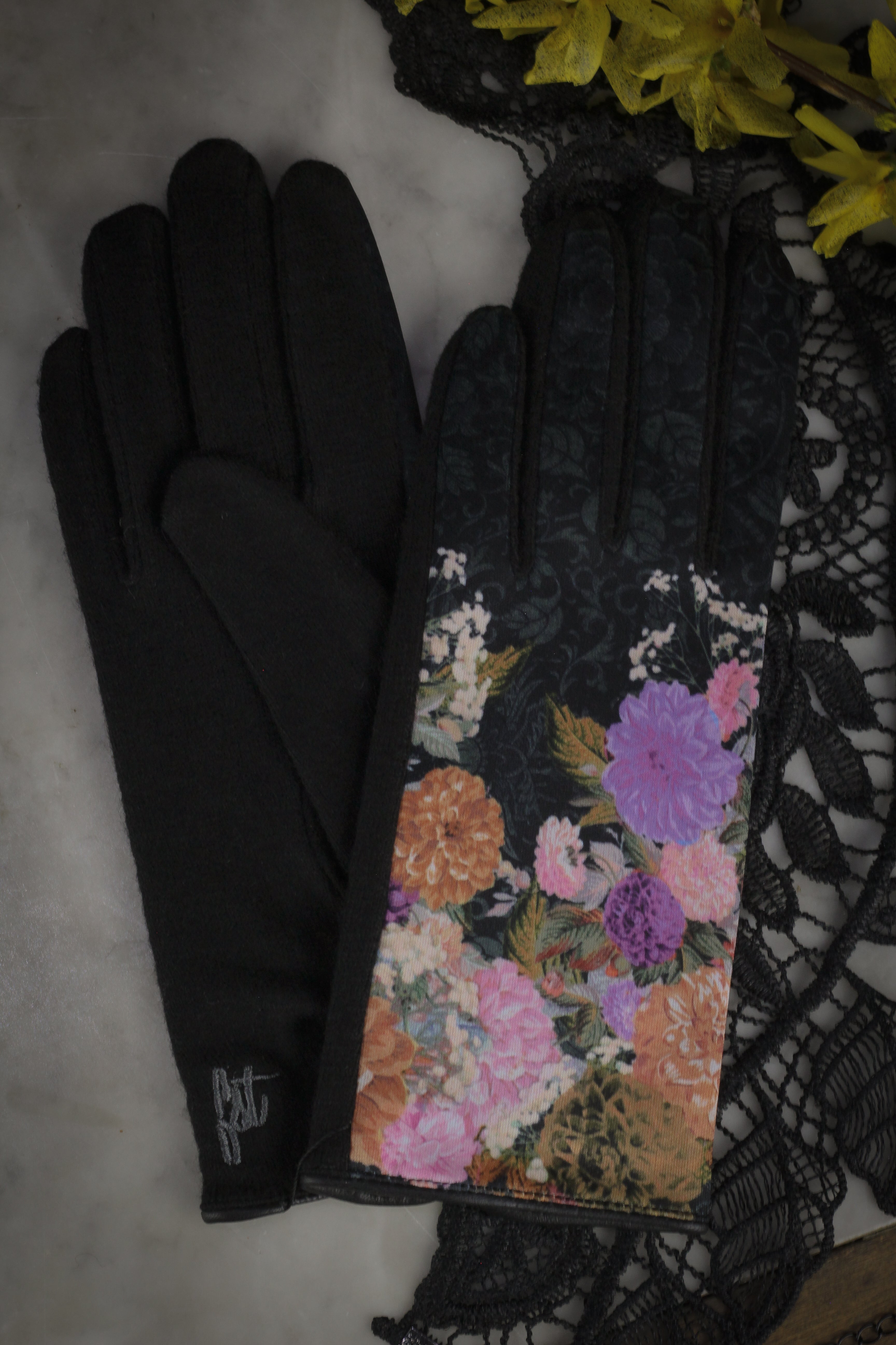 Gants femme en laine DAHLIA